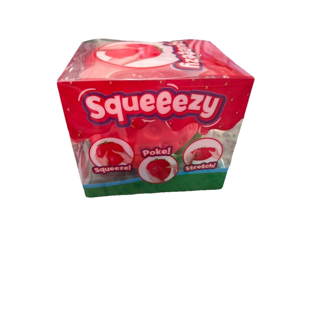 Sunny Days Jumbo Squeezy Strawberry Viral TikTok Squishy  Sensory Fidget Toy New